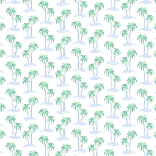 Charles Short Set - Palm Tree Isle Blue Online Hot Sale