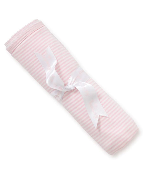 Pink Simple Stripes Blanket Cheap