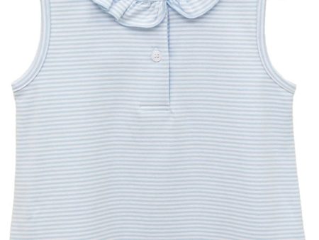 Nora Tank- Light Blue Stripe For Cheap