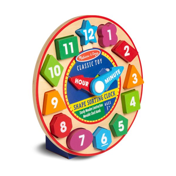 Shape Sorting Clock on Sale