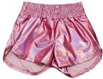 *PRE-ORDER* Light Pink Metallic Shorts Hot on Sale