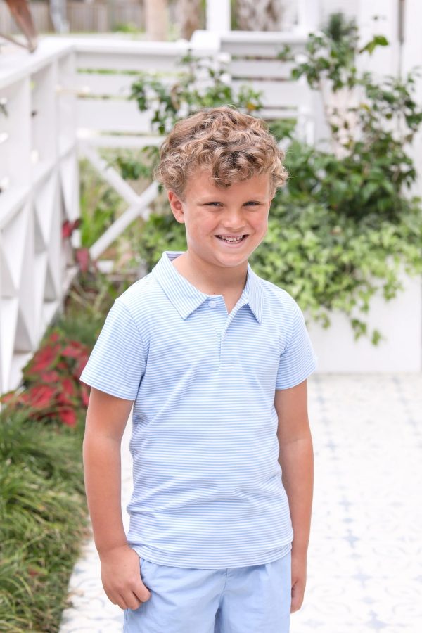 Henry Polo- Light Blue Stripe Online now