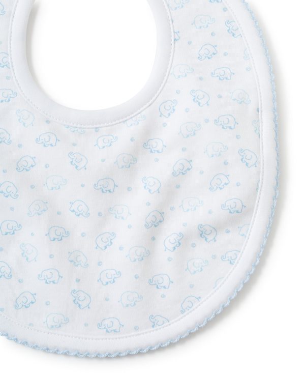 Blue Ele-Fun Print Bib Sale