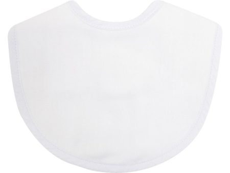 Seersucker Stripe Bib - White Hot on Sale