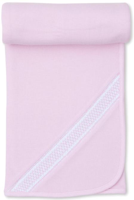 Pink Hand Smocked Blanket Discount