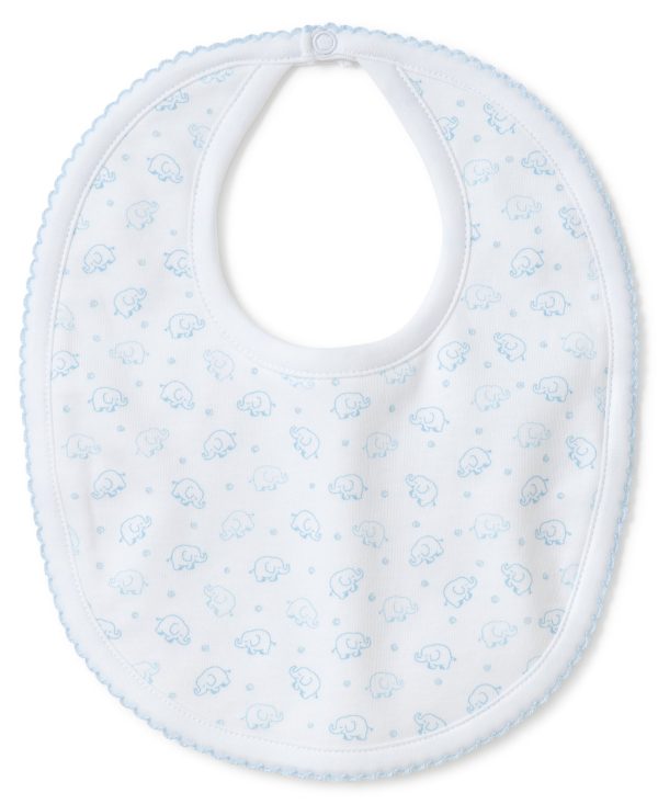 Blue Ele-Fun Print Bib Sale