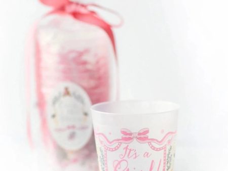 It s A Girl  Frosted Cups Online Sale