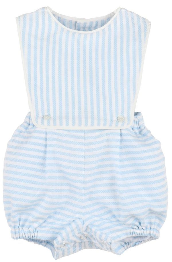 Coastal Stripe OG Boys Bubble - Blue Fashion