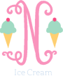 Ice Cream Monogram For Sale