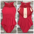 Lulli Dancewear - Lucy High Neck Leotard - Adult (LUB813) - Dark Red on Sale