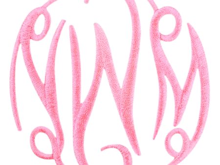 Ava Circle Script Monogram Fashion