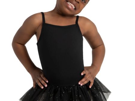 Capezio - Tutu Dress with Glitter Skirt - Child (11308C) - Black For Discount