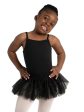 Capezio - Tutu Dress with Glitter Skirt - Child (11308C) - Black For Discount