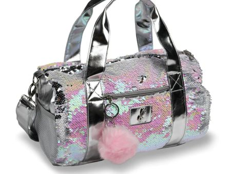 Danz N Motion - Pearlescent Duffel (B837) - Silver (GSO) Online Hot Sale