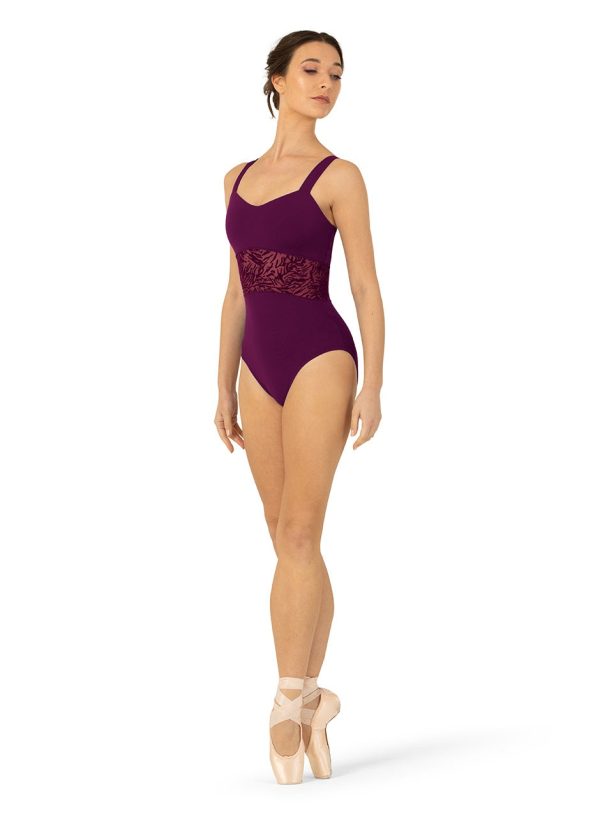 Bloch - Chloe Sweetheart Wide Camisole Leotard - Adult (L1297) - Boysonberry Sale