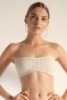 Textured bandeau top Sale