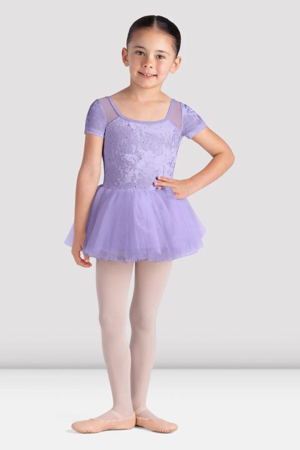 *Bloch - Delilah Cap Sleeve Tutu Dress - Child (CL5242) - Lilac For Cheap