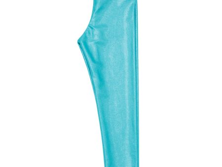 Shimmer Legging - Turquoise For Cheap