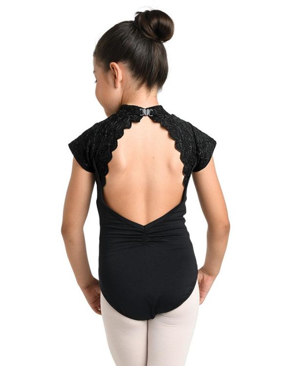 Danz N Motion - Dress to Impress Cap Sleeve Leotard - Child (19124C) - Black Online