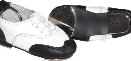 Pillows for Pointe - Mini Spectator Tap Shoe (MST) - Black & White Hot on Sale