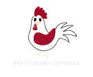 Mini Outline Gamecock Embroidery Fashion