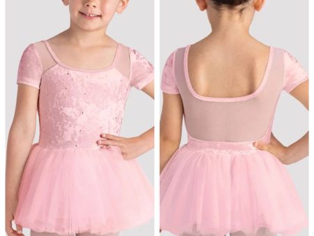 *Bloch - Delilah Cap Sleeve Tutu Dress - Child (CL5242) - Candy Pink For Cheap