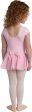 *Danz N Motion - Short Sleeve Leotard W  Back Bow Accent - Child (2463C) - Pink Discount