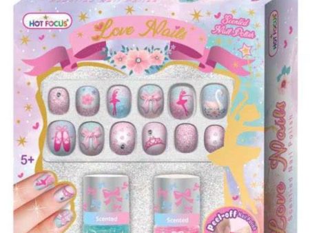 Hot Focus - Ballerina Beauties Love Nails Set (040BB) Fashion