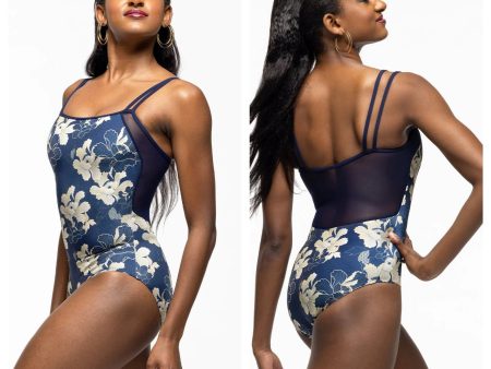 Eleve Dancewear - Kubra Leotard - Adult - Dark Navy Blooms Supply