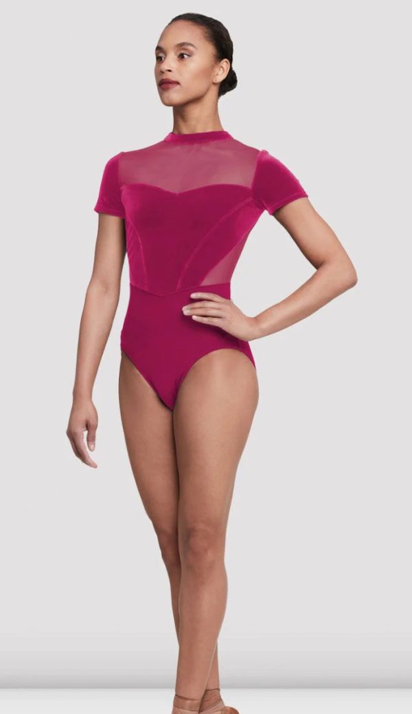 Bloch - Gia Open Back Leotard - Adult (L5272) - Magenta Hot on Sale