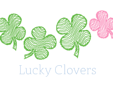 Lucky Clovers Monogram on Sale