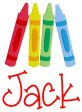 Fill Stitch Crayons Monogram on Sale