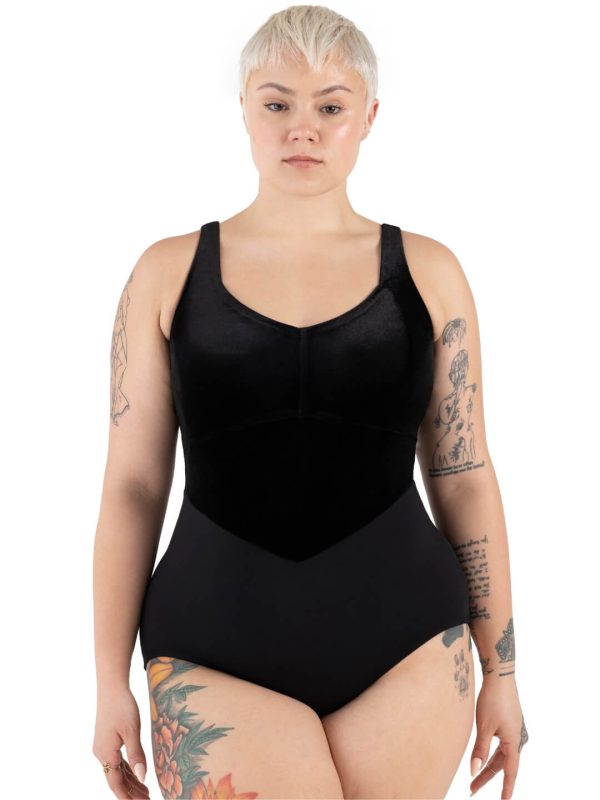 Capezio - Velvet Forest Aspen Leotard - Adult (12231W-BLK) - Black Supply