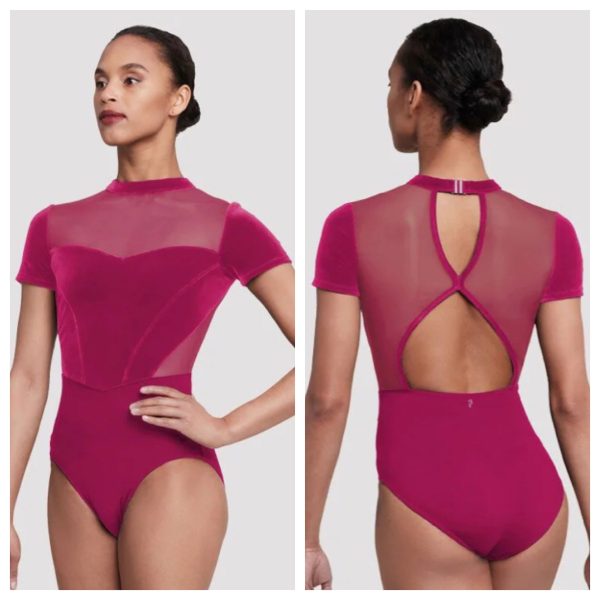 Bloch - Gia Open Back Leotard - Adult (L5272) - Magenta Hot on Sale