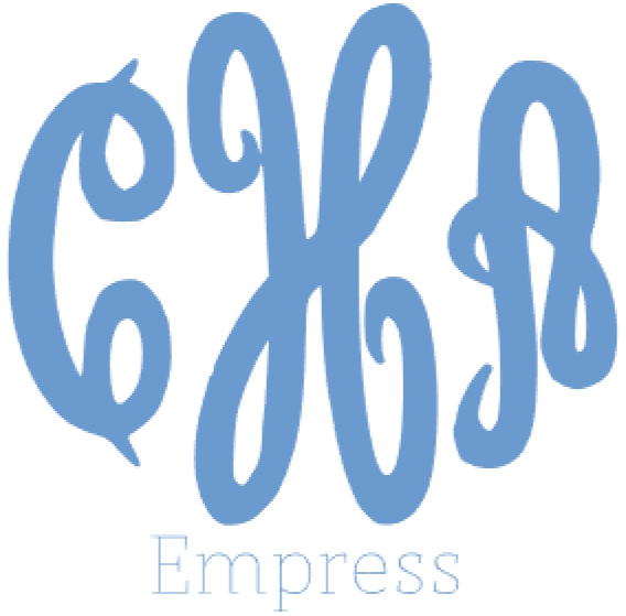 Empress Monogram Hot on Sale