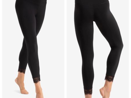 Capezio - Seashell Leggings - Adult (12101W) - Black Supply