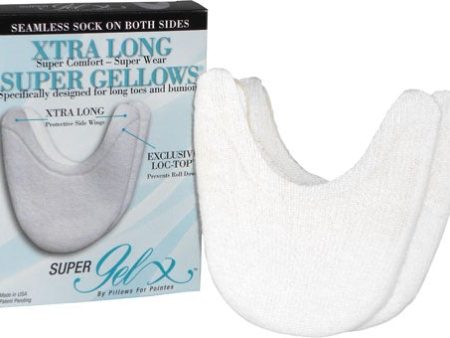 Pillows for Pointes - Super Xtra Long Gellows Toe Pillows - (SUPGX) Online now