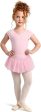 *Danz N Motion - Short Sleeve Leotard W  Back Bow Accent - Child (2463C) - Pink Discount