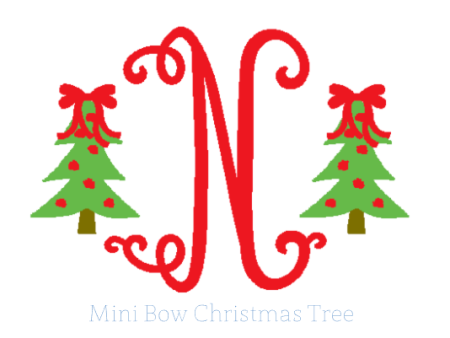 Mini Bow Christmas Tree Sale