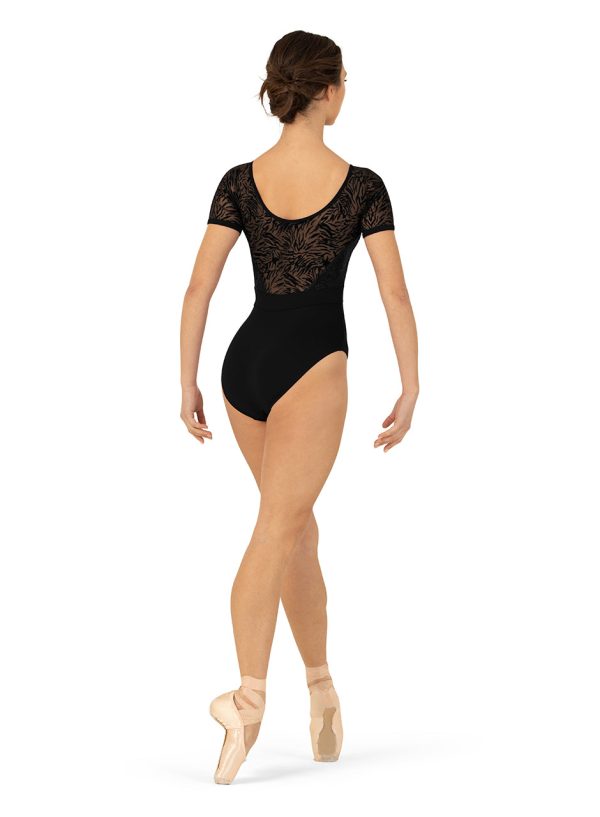 Bloch - Vienna Short Sleeve Leotard - Adult (L3392) - Black (GSO) Online now