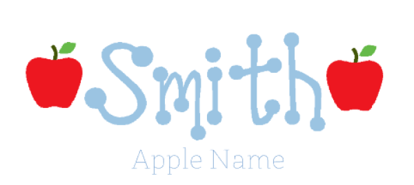 Apple Name Monogram Online