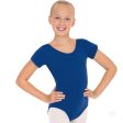 Eurotard - Short Sleeve Leotard - Child (44475C) - Royal Online Sale