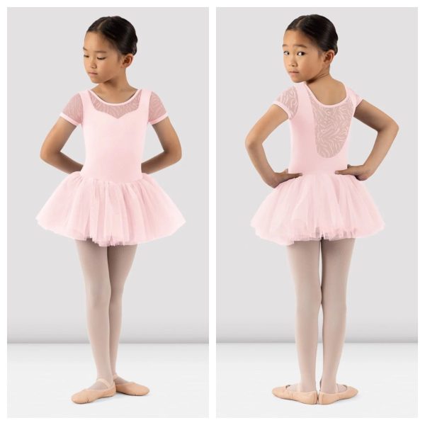 *Bloch - Holly Cap Sleeve Tutu Leotard - Child (CL3332) - Candy Pink (GSO) Online