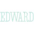 Edward Outline Name Font Supply