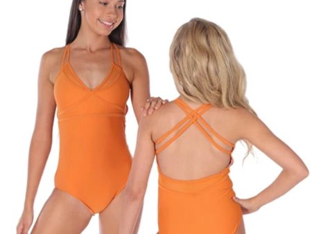 Cosi G - Elemental Leotard - Child (3362) - Marmalade FINAL SALE on Sale