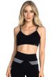 So Danca - Trinys Strappy Bra Top with Removable Padding - Adult (F-14217SP) - Black Gray - FINAL SALE Sale