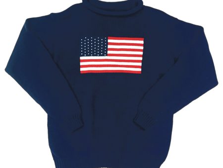 Adult American Flag Sweater Hot on Sale