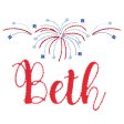 Fireworks Monogram For Sale