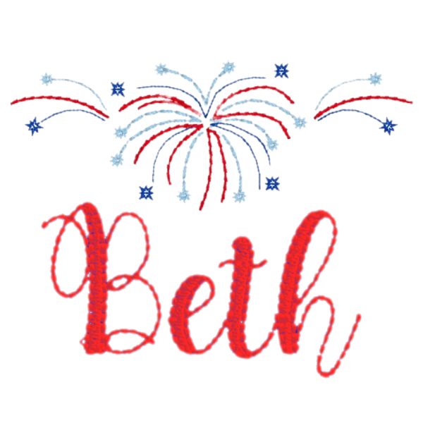 Fireworks Monogram For Sale