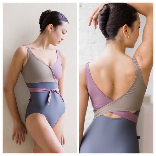 Jule Dancewear - Diamond Leotard - Adult (DI2) - Amethyst, Dust & Charcoal Fashion